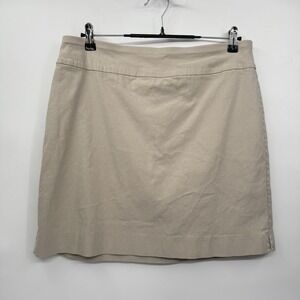 Charter Club Woman's‎ Pant Short Khaki Tan Skort Size 12